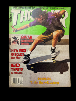 THRASHER MAGAZINE NOVEMBER 1990