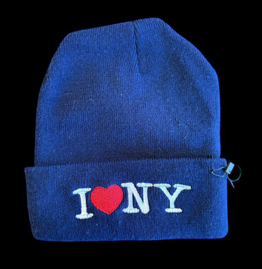 I HEART NY LOGO BEANIE