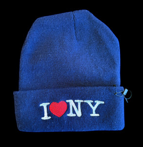 I HEART NY LOGO BEANIE