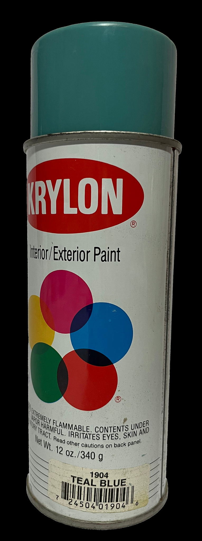 VINTAGE KRYLON SPRAY PAINT CAN - TEAL BLUE – Discount Beepers